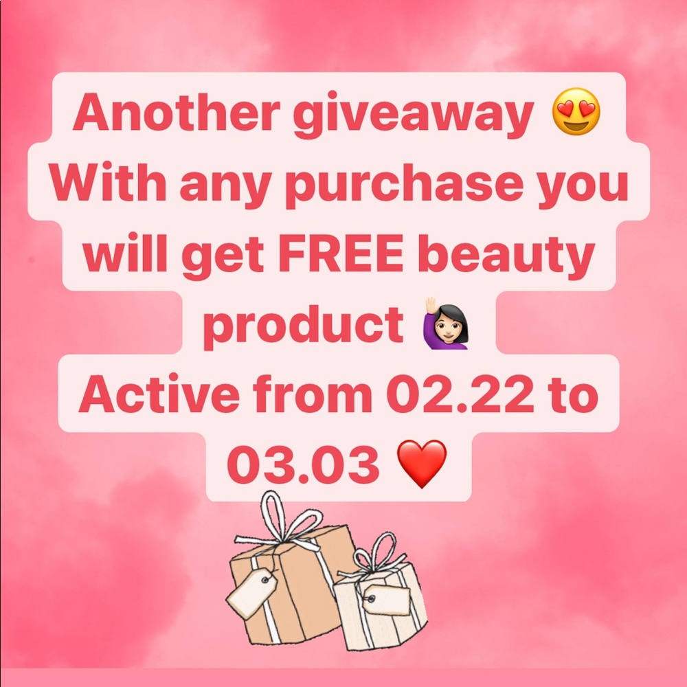 Giveaway 🎉 02/22-03/03